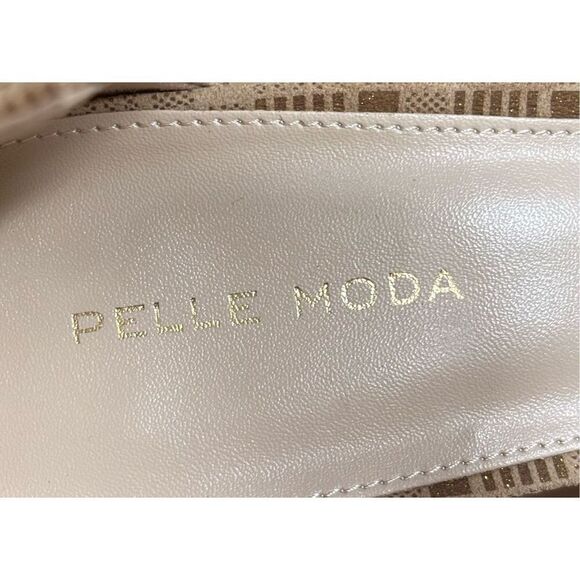 Pelle Moda Berlin Ankle Strap Sandal in Latte NWB Size 11 - Picture 14 of 14